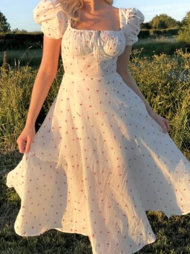 SOPHIE DRESS CHERRY LONG EDITION photo review