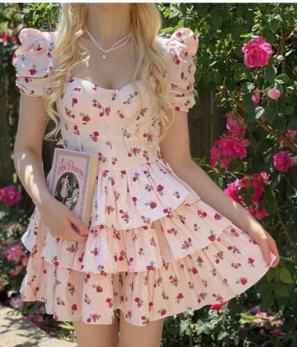 DOSE DRESS PINK ROSE photo review